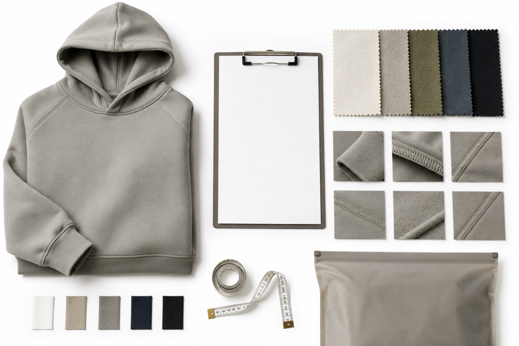 How to Choose the Right Clothing Manufacturer for Your Fashion Brand 3.hoodie manufacturer evaluation checklist.webp