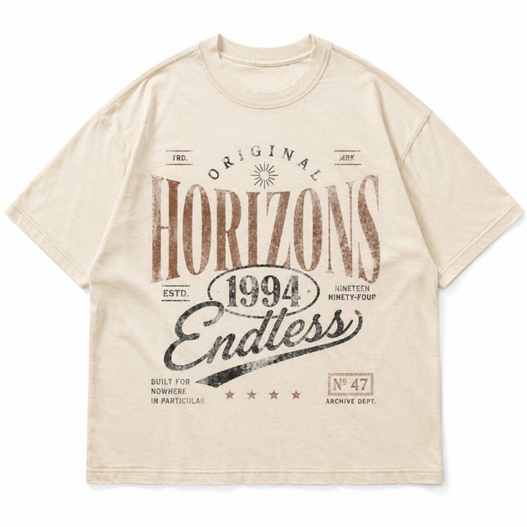 Custom Brushstroke Graphic T Shirt OEM ODM Supplier for Streetwear