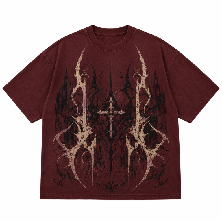 Custom Landscape Graphic T Shirt OEM ODM Supplier for Streetwear Brands