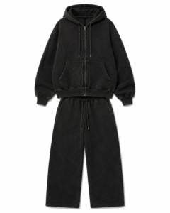Custom Acid Wash Hoodie Tracksuit Manufacturer for Streetwear Brands