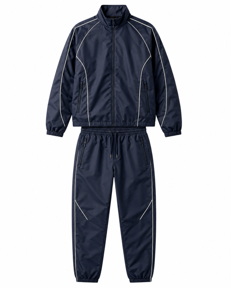 Custom Nylon Windbreaker Tracksuit OEM ODM Supplier for Streetwear