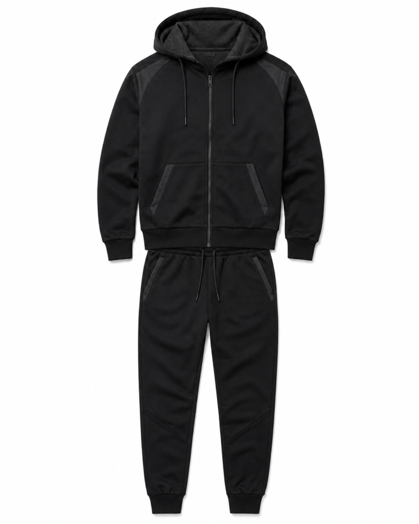 Custom Crewneck Fleece Tracksuit Private Label Manufacturer