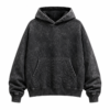 custom black acid wash quilted pocket hoodie design custom black acid wash quilted pocket hoodie design