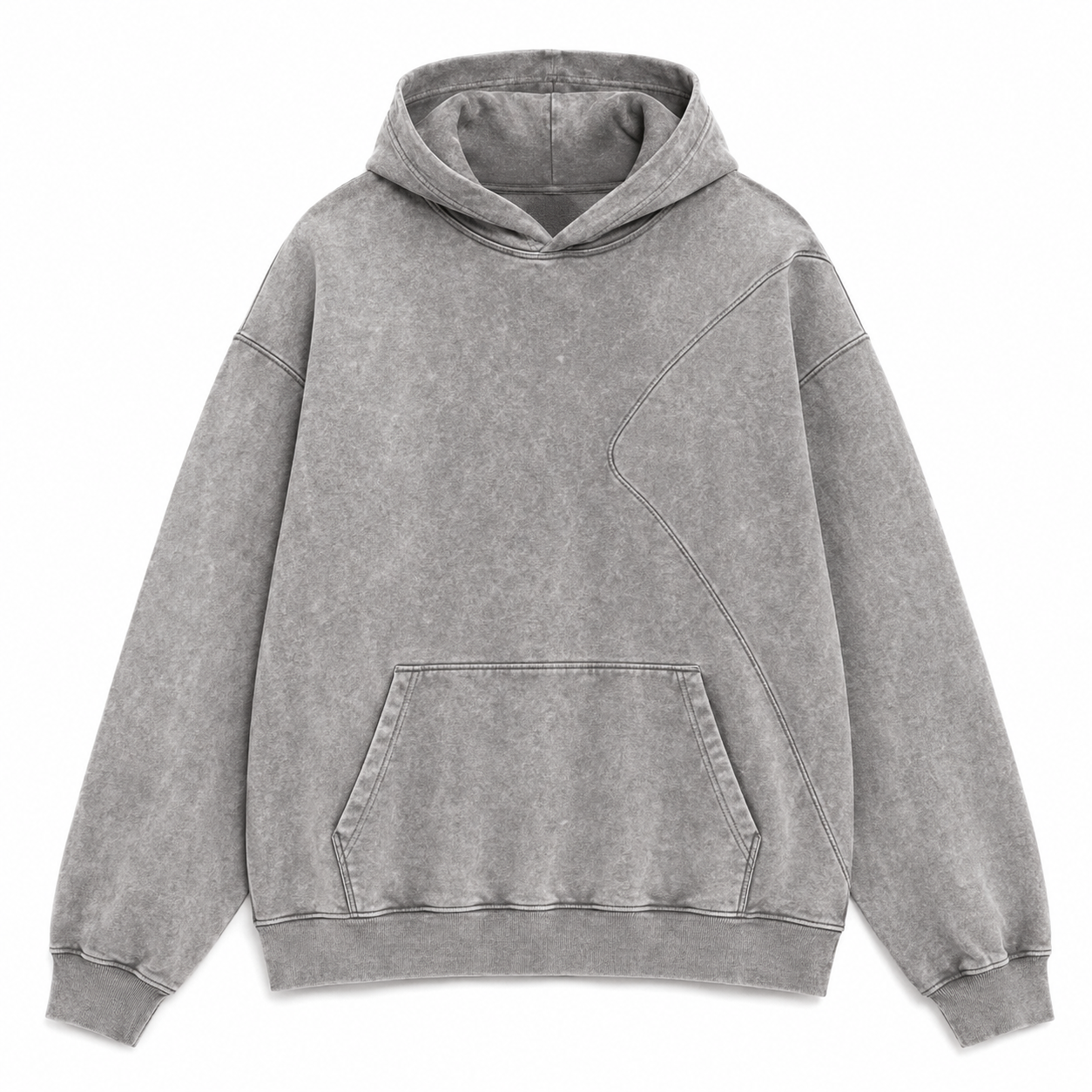 custom green acid wash hoodie with wave stitching custom green acid wash hoodie with wave stitching