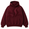 custom green acid wash hoodie with wave stitching custom green acid wash hoodie with wave stitching