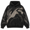 custom dark green oversized quilted wave hoodie (复制) custom dark green oversized quilted wave hoodie (复制)