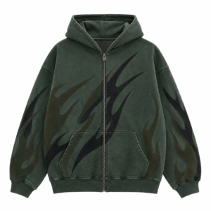 custom brown abstract wave print oversized hoodie custom brown abstract wave print oversized hoodie