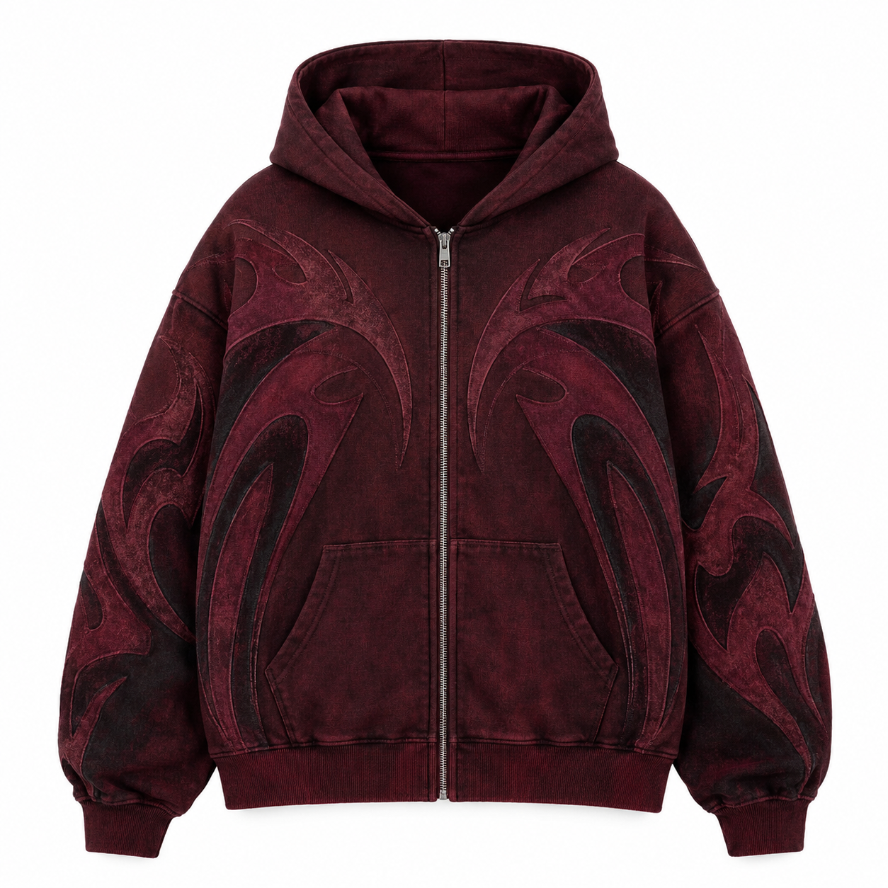 custom brown abstract wave print oversized hoodie custom brown abstract wave print oversized hoodie