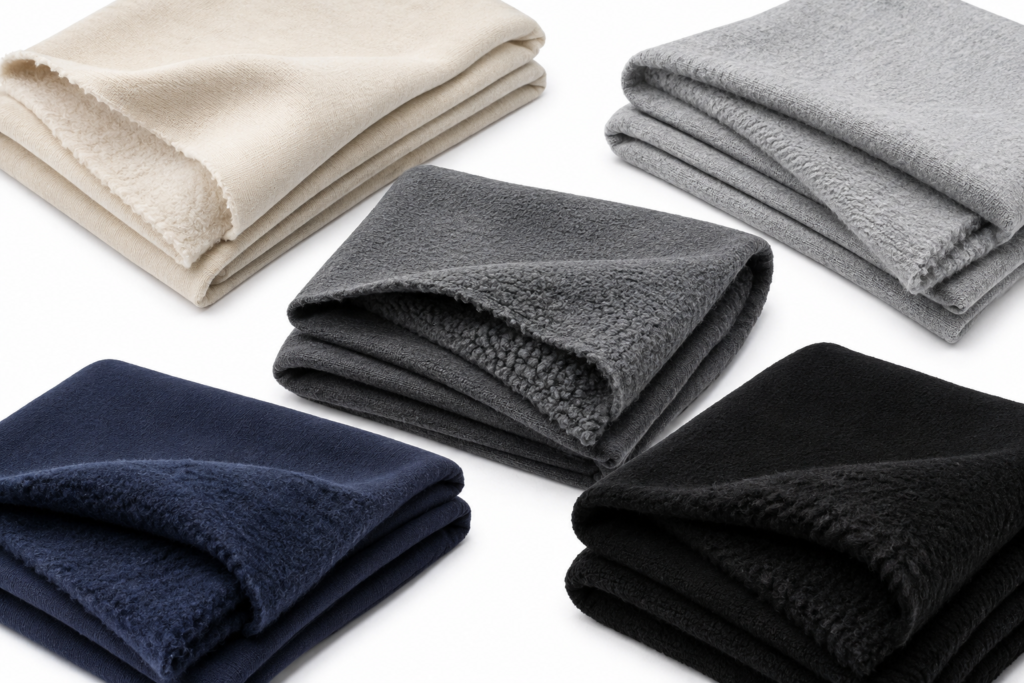 Fleece Hoodie Manufacturer in China: Fabric, GSM and Customization Guide fleece hoodie fabric types.webp