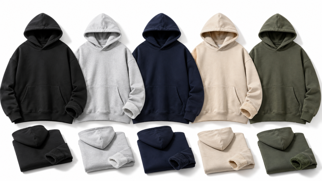 Fleece Hoodie Manufacturer in China: Fabric, GSM and Customization Guide fleece hoodie manufacturer china guide.webp