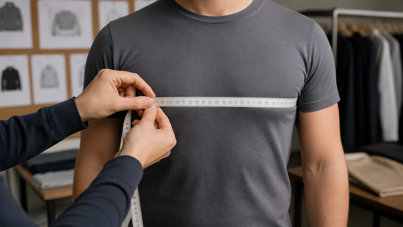 What Size Hoodie Should I Get If I'm 5'7"? Measuring chest circumference to choose the correct hoodie size