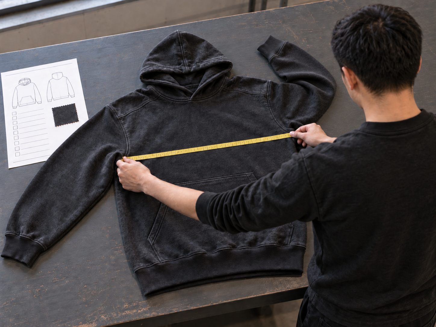 Garment measurement and quality inspection process