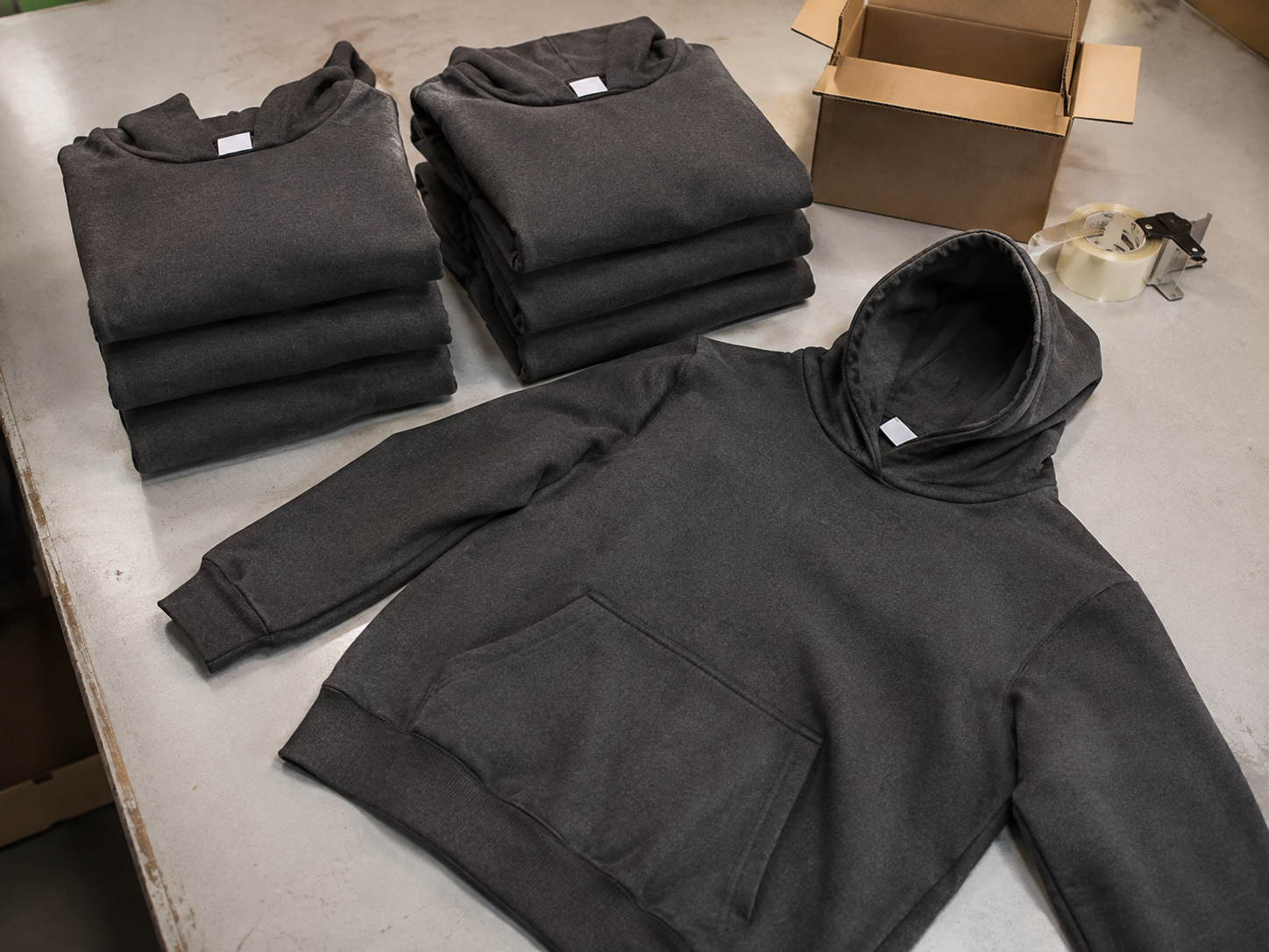 Quality control inspection on finished garments