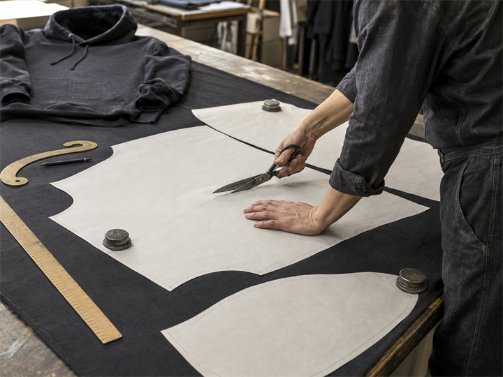 YECHENG APPAREL factory floor -- custom men's apparel manufacturing in Dongguan, China