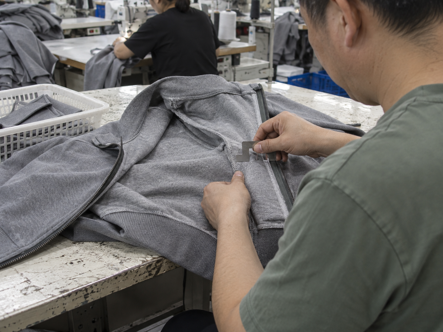Quality control inspection of finished garments