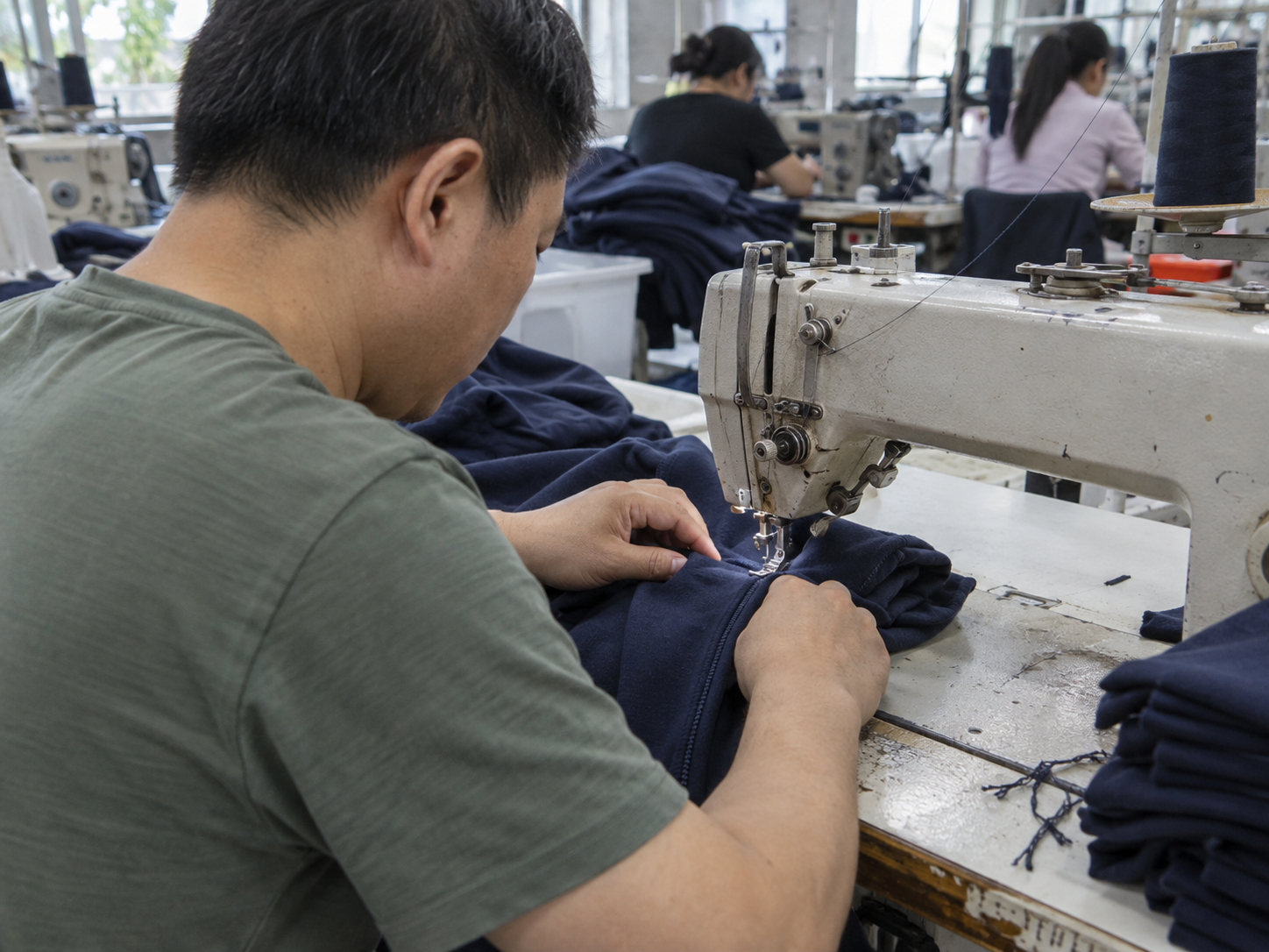 Sewing production line