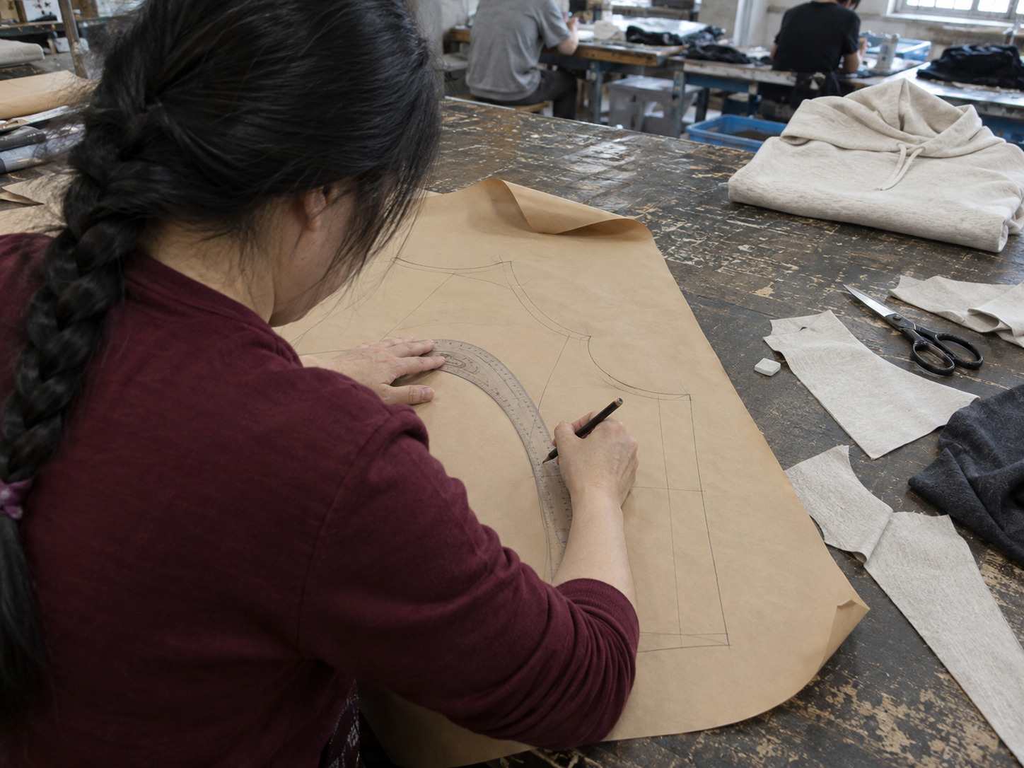Sample development and fitting process