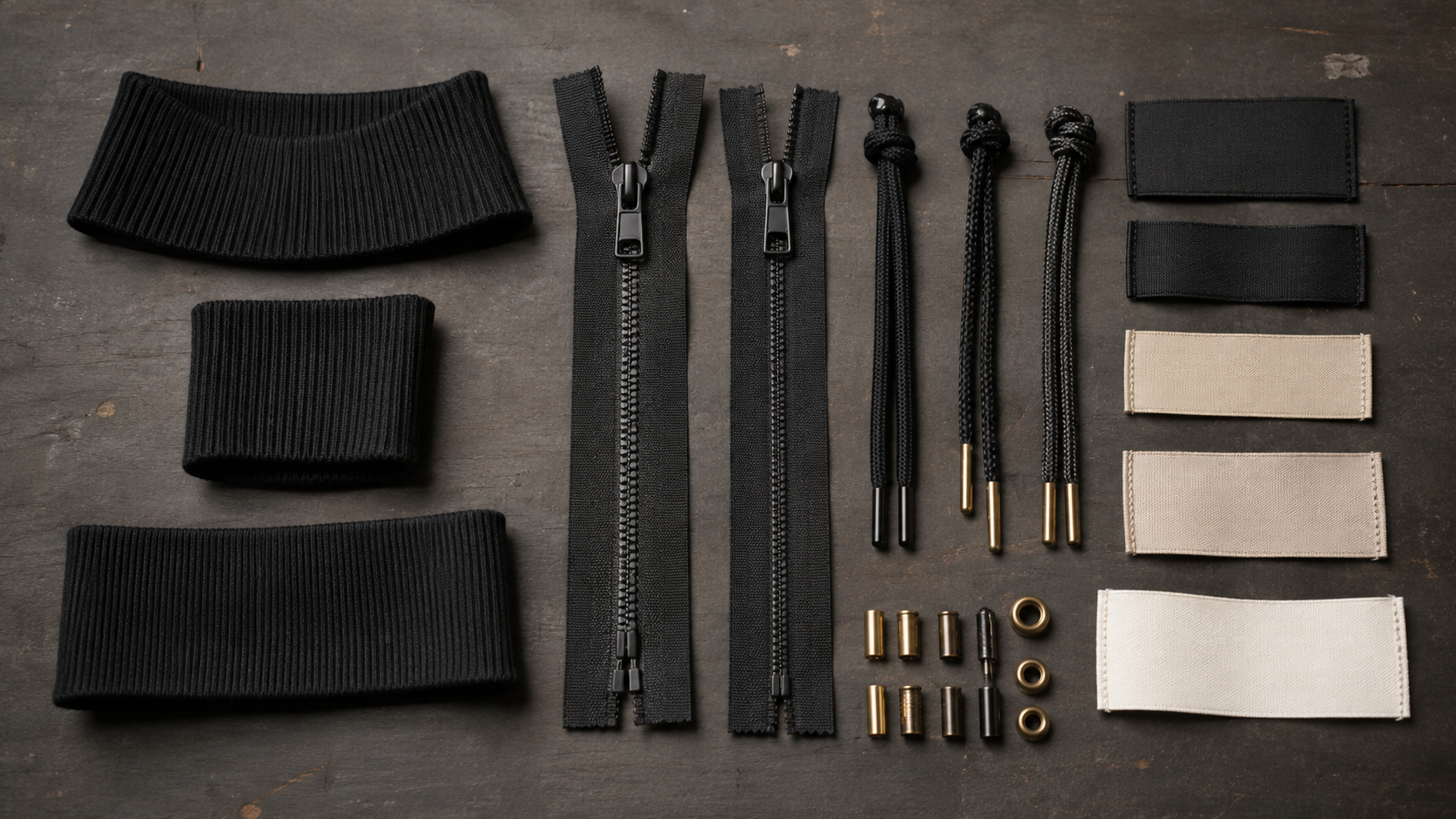 Custom woven labels and hang tags for private label menswear