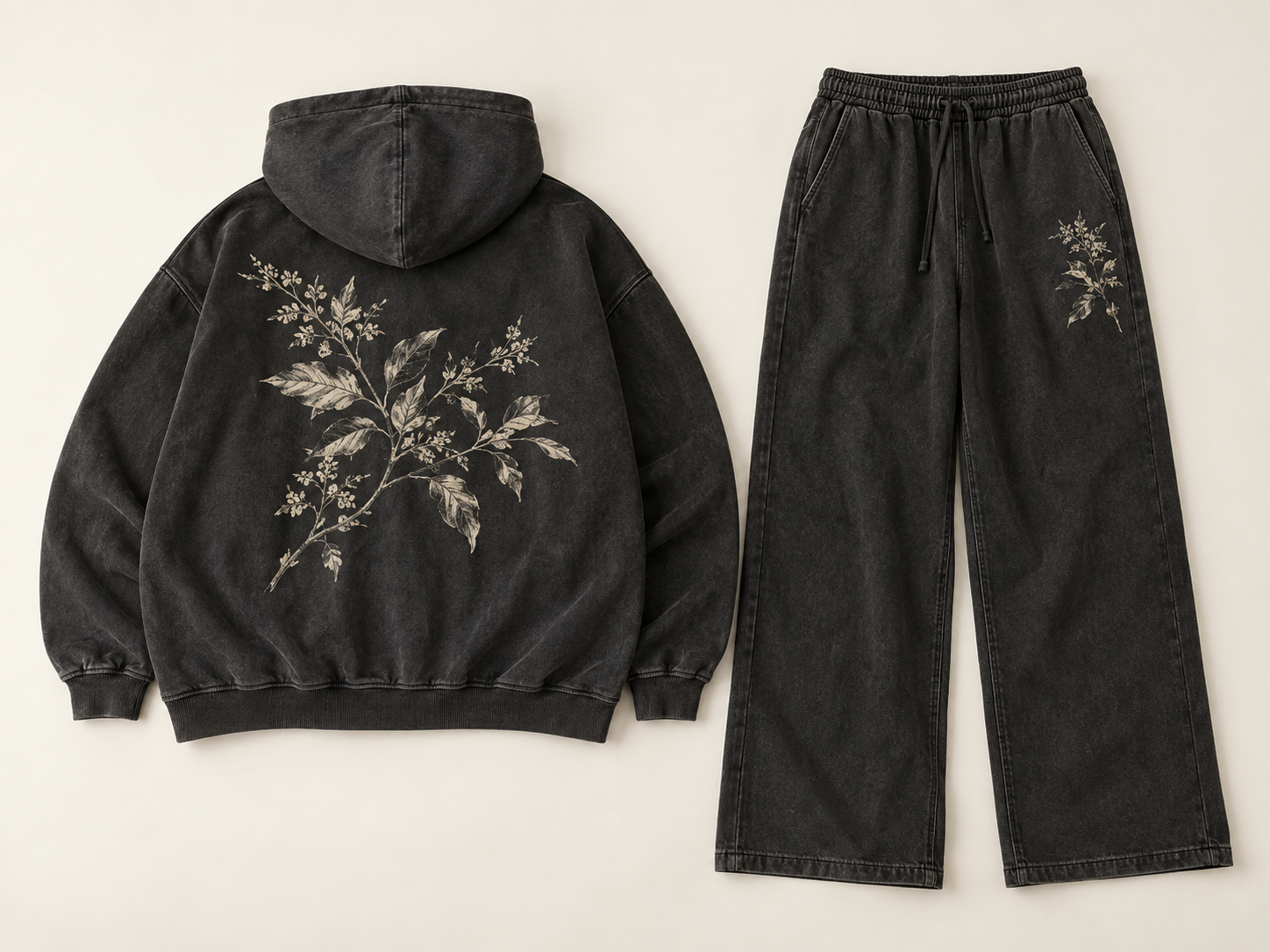 Custom streetwear graphic tracksuit