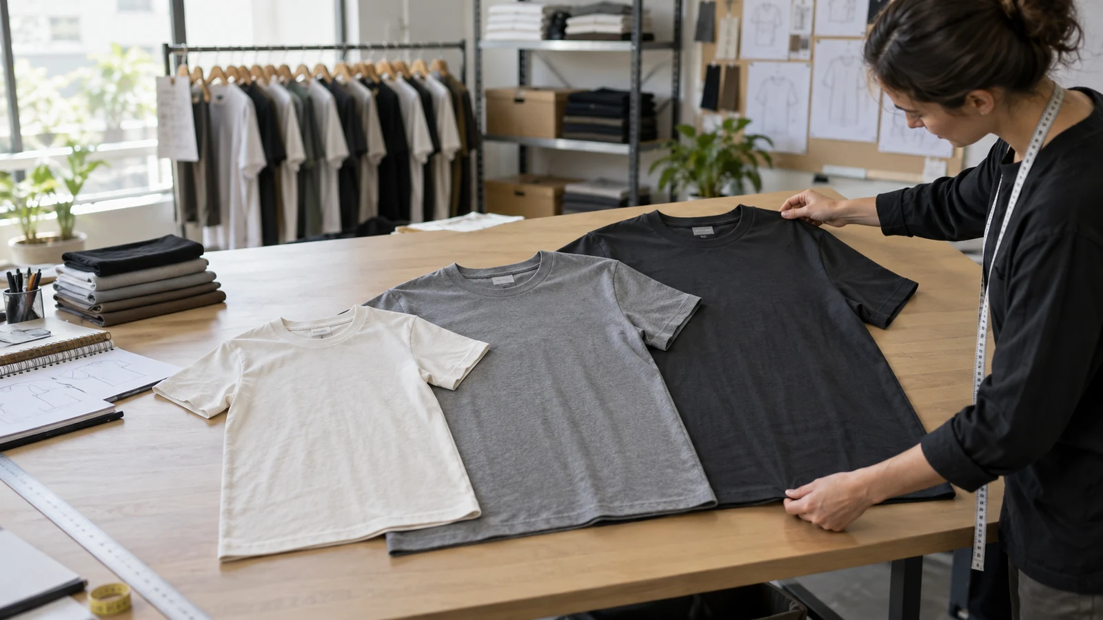 T-shirt size set reviewed for garment grading and fit consistency