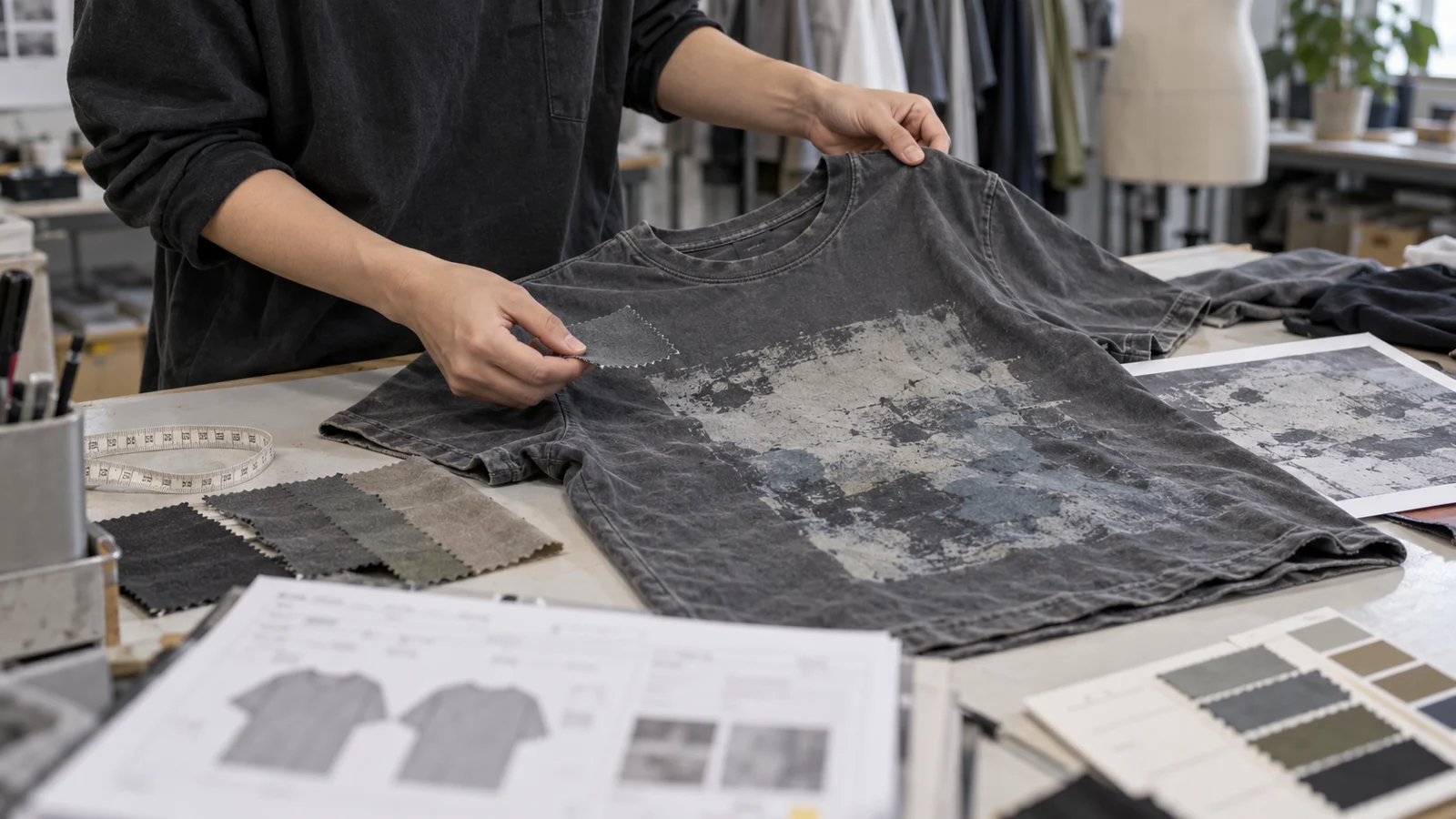 What Makes a T-Shirt Vintage? Age, Tags, Fabric, Print, and Wear Explained Modern vintage-inspired T-shirt sample reviewed with washed fabric and print tests